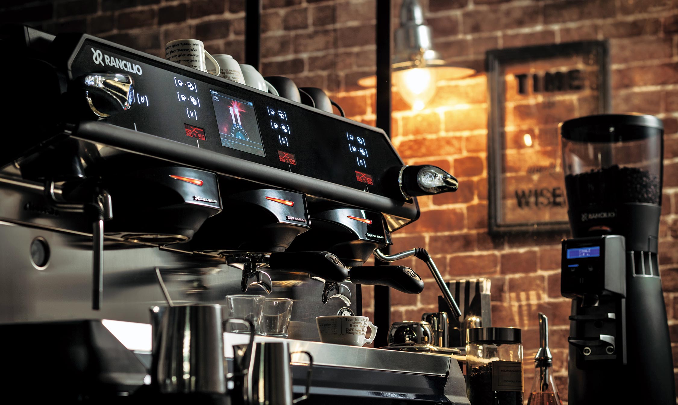 RANCILIO ランチリオ グラインダー コーヒーマシン エスプレッソ-